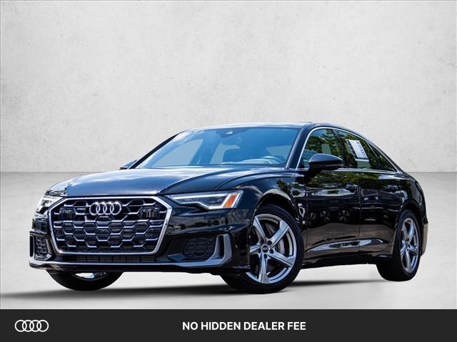 Black 2024 Audi A6 Sedan All-Wheel Drive Automatic