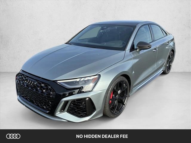 Kemora Gray Metallic 2023 Audi RS 3 Sedan All-Wheel Drive Automatic