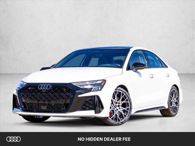 Arkona White 2026 Audi RS 3 Sedan All-Wheel Drive Automatic