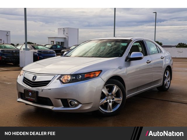Silver 2012 Acura TSX Sedan Front-Wheel Drive 5-Speed Automatic