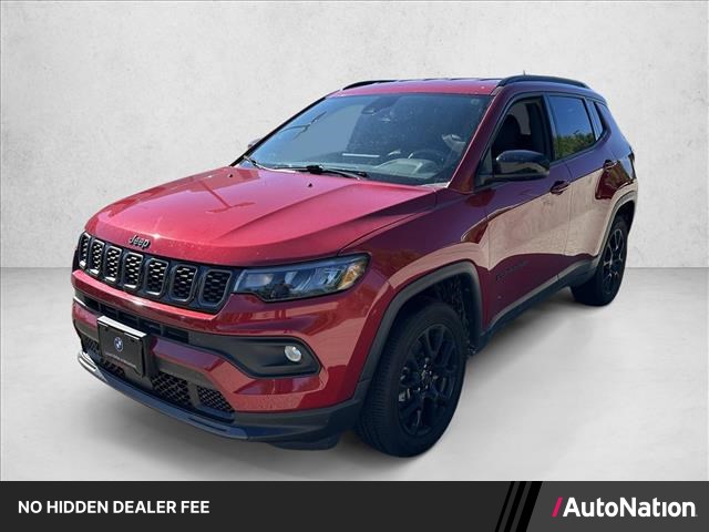 Red Hot Pearlcoat 2025 Jeep Compass Latitude 4WD SUV / Crossover Four-Wheel Drive 8-Speed Automatic
