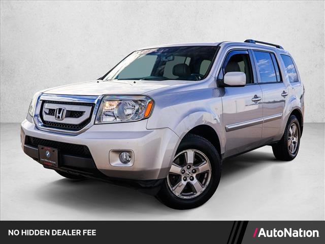 Alabaster Silver M 2010 Honda Pilot SUV / Crossover Four-Wheel Drive Automatic