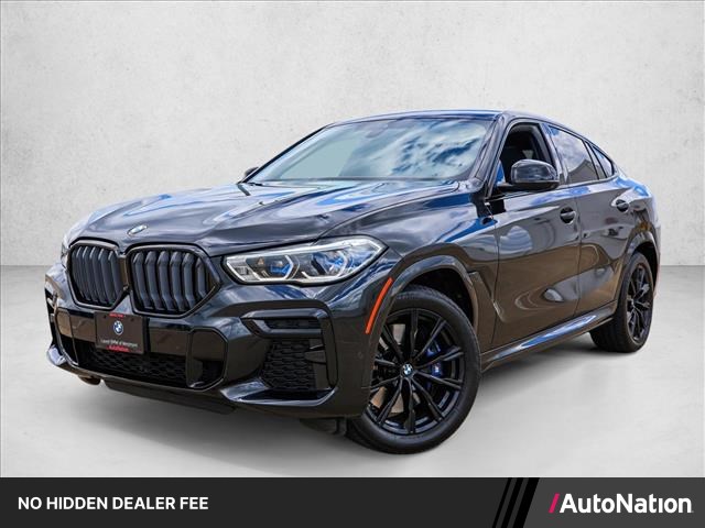 Black Sapphire Metallic 2023 BMW X6 M50i AWD SUV / Crossover All-Wheel Drive Automatic