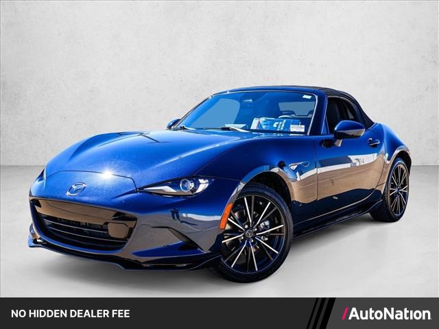 Deep Crystal Blue Mica 2025 Mazda MX-5 Miata Convertible Rear-Wheel Drive Automatic
