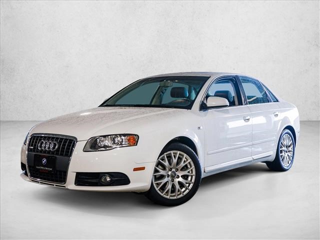 Ibis White 2008 Audi A4 2.0T quattro Sedan AWD Sedan All-Wheel Drive Automatic