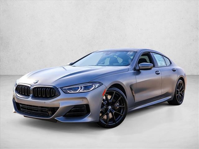 Gray (Frozen Pure Grey Metallic) 2026 BMW 8 Series 840i Gran Coupe xDrive Coupe All-Wheel Drive Automatic