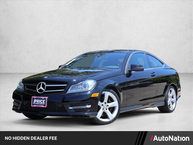 Black 2015 Mercedes-Benz C-Class Coupe All-Wheel Drive Automatic