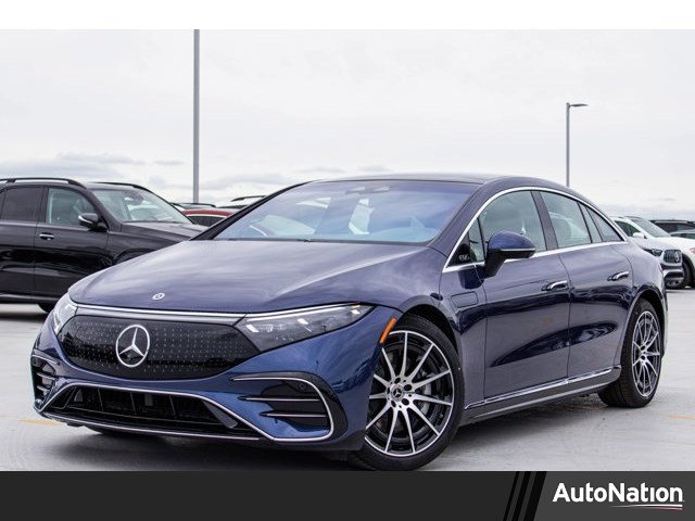 Twilight Blue Metallic 2026 Mercedes-Benz EQS 450 4MATIC Sedan All-Wheel Drive Automatic