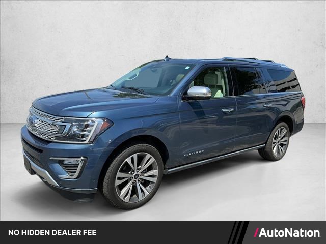 Blue Metallic 2020 Ford Expedition MAX Platinum 4WD SUV / Crossover Four-Wheel Drive 6-Speed Automatic