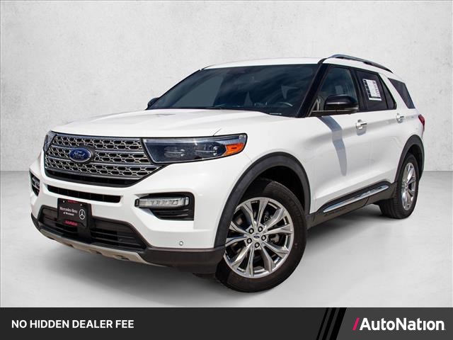 Oxford White 2020 Ford Explorer SUV / Crossover All-Wheel Drive Automatic