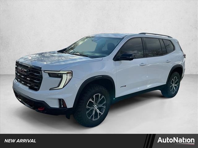 Summit White 2024 GMC Acadia AT4 AWD SUV / Crossover Four-Wheel Drive 8-Speed Automatic