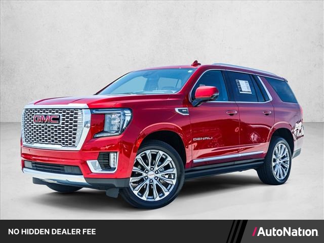 Volcanic Red Tintcoat 2023 GMC Yukon SUV / Crossover Four-Wheel Drive Automatic