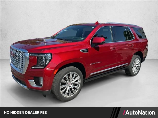Volcanic Red Tintcoat 2023 GMC Yukon SUV / Crossover Four-Wheel Drive Automatic
