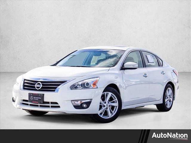 Pearl White 2015 Nissan Altima 2.5 SL Sedan Front-Wheel Drive Automatic