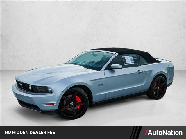 Ingot Silver Metallic 2011 Ford Mustang Convertible Rear-Wheel Drive 6-Speed Automatic