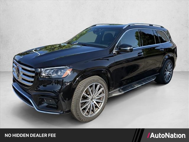 Obsidian Black Metallic 2025 Mercedes-Benz GLS SUV / Crossover All-Wheel Drive Automatic