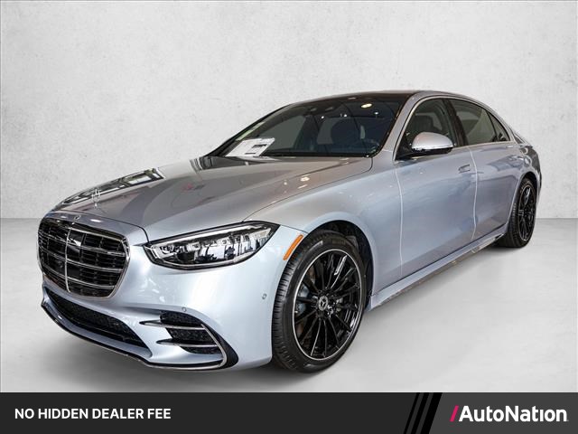 Cirrus Silver Metallic 2026 Mercedes-Benz S-Class S 580 4MATIC Sedan All-Wheel Drive Automatic