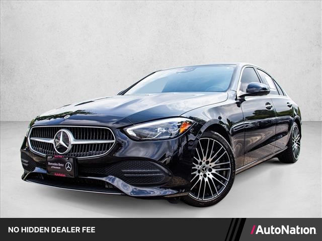 Black 2022 Mercedes-Benz C-Class Sedan All-Wheel Drive Automatic