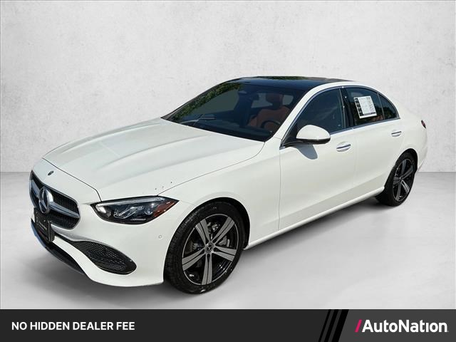 Polar White 2026 Mercedes-Benz C-Class C 300 4MATIC Sedan All-Wheel Drive Automatic