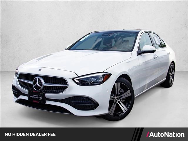 Polar White 2026 Mercedes-Benz C-Class Sedan All-Wheel Drive Automatic