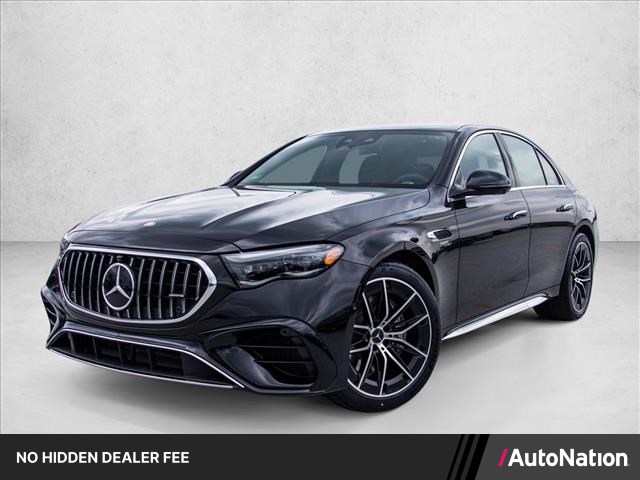 Obsidian Black Metallic 2026 Mercedes-Benz E-Class AMG E 53 Hybrid 4MATIC+ Sedan All-Wheel Drive Automatic