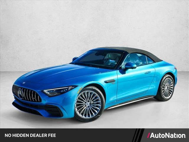 Manufaktur Hyper Blue Metallic 2027 Mercedes-Benz SL-Class Convertible Rear-Wheel Drive Automatic