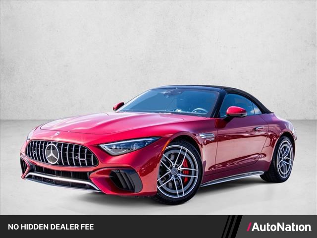Manufaktur Patagonia Red Metallic 2022 Mercedes-Benz SL-Class SL 55 AMG 4MATIC Convertible All-Wheel Drive Automatic