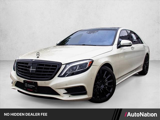 Designo Diamond White 2016 Mercedes-Benz S-Class S 550 4MATIC Sedan All-Wheel Drive Automatic