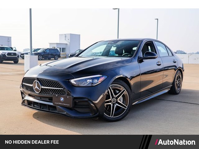 Obsidian Black Metallic 2022 Mercedes-Benz C-Class Sedan All-Wheel Drive Automatic