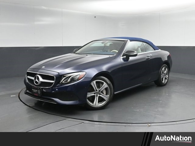 Lunar Blue Metallic 2018 Mercedes-Benz E-Class E 400 4MATIC Cabriolet AWD Convertible All-Wheel Drive Automatic