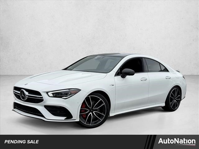 Polar White 2020 Mercedes-Benz CLA AMG CLA 35 4MATIC Coupe All-Wheel Drive Automatic