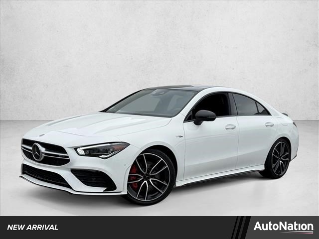 Polar White 2020 Mercedes-Benz CLA AMG CLA 35 4MATIC Coupe All-Wheel Drive Automatic