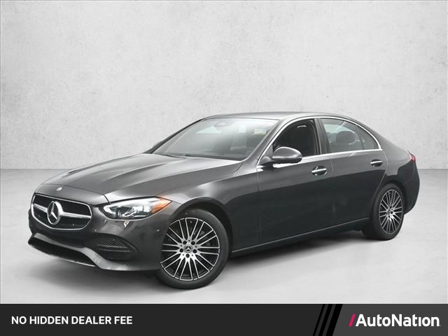 Gray (Graphite Grey Metallic) 2026 Mercedes-Benz C-Class Sedan All-Wheel Drive Automatic