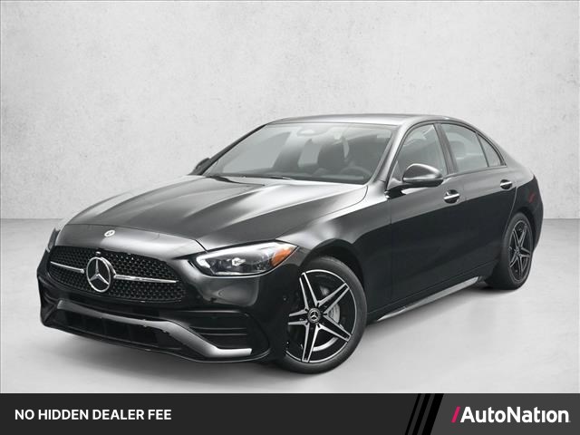 Black 2026 Mercedes-Benz C-Class Sedan All-Wheel Drive Automatic