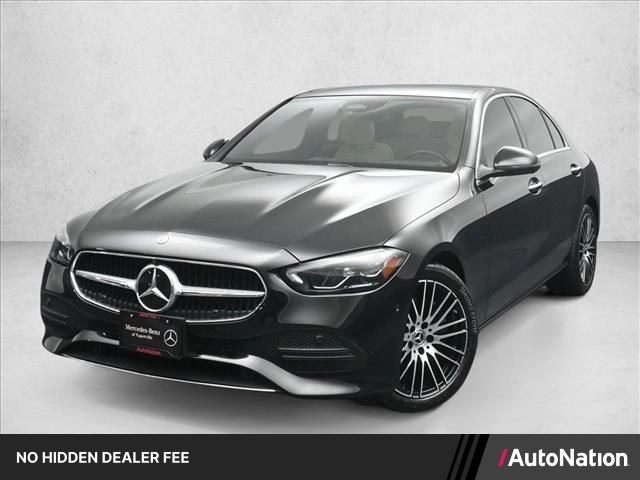 Black 2023 Mercedes-Benz C-Class Sedan All-Wheel Drive Automatic