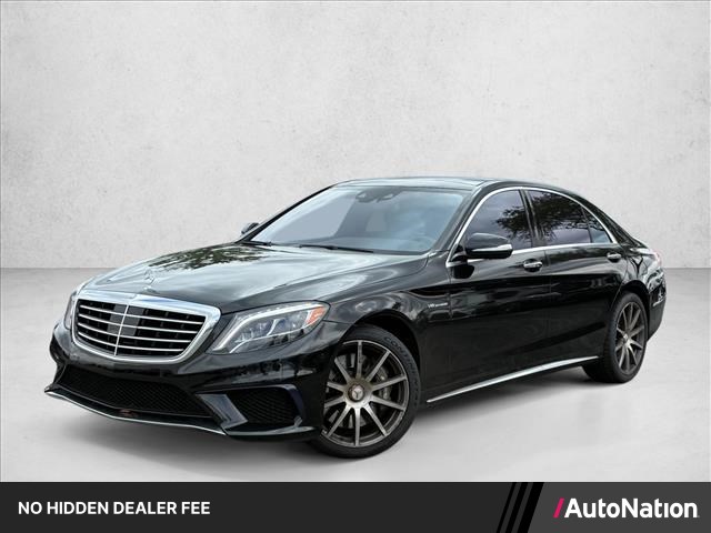 Obsidian Black Metallic 2015 Mercedes-Benz S-Class Sedan All-Wheel Drive Automatic