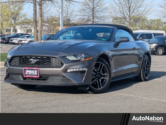 Carbonized Gray Metallic 2022 Ford Mustang EcoBoost Premium Convertible RWD Convertible Rear-Wheel Drive Automatic