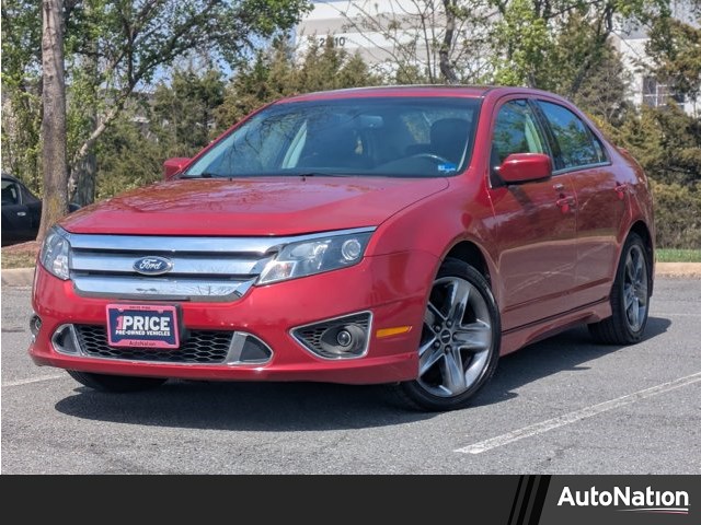 Red Candy Metallic Tinted 2010 Ford Fusion Sport V6 Sedan Front-Wheel Drive Automatic