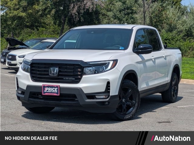 Platinum White Pearl 2023 Honda Ridgeline Pickup Truck All-Wheel Drive 9-Speed Automatic