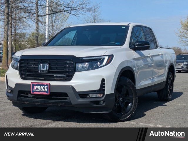 Platinum White Pearl 2023 Honda Ridgeline Black Edition AWD Pickup Truck All-Wheel Drive Automatic