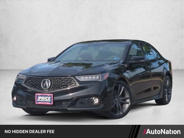 Crystal Black Pearl 2019 Acura TLX Sedan Front-Wheel Drive 8-Speed Automatic