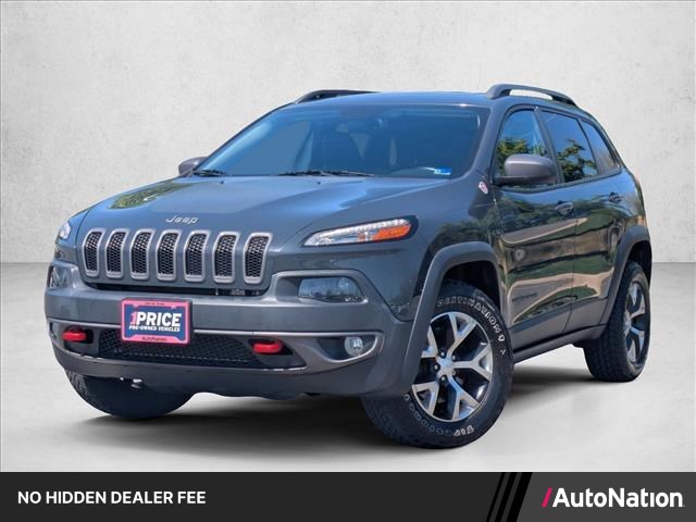 Rhino Clearcoat 2017 Jeep Cherokee Trailhawk 4WD SUV / Crossover Four-Wheel Drive 9-Speed Automatic