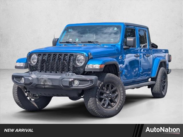 Hydro Blue Pearlcoat 2022 Jeep Gladiator Altitude Crew Cab 4WD Pickup Truck Four-Wheel Drive 8-Speed Automatic