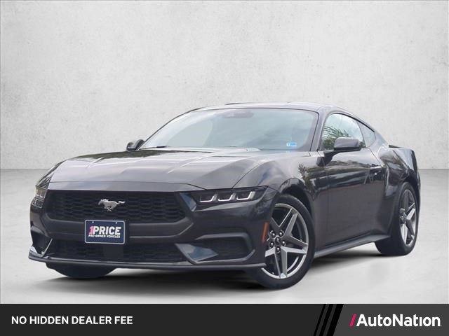 Dark Matter Gray Metallic 2024 Ford Mustang Coupe Rear-Wheel Drive Automatic