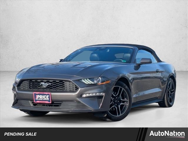Carbonized Gray Metallic 2022 Ford Mustang EcoBoost Premium Convertible RWD Convertible Rear-Wheel Drive Automatic