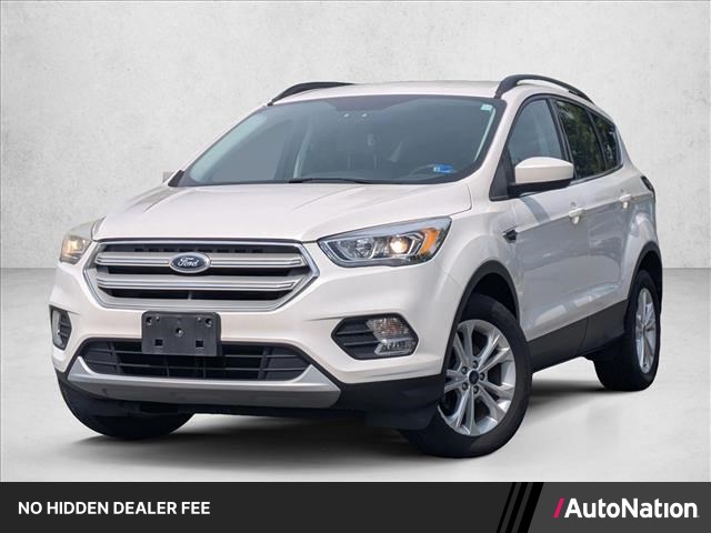 White Platinum Metallic Tri-Coat 2017 Ford Escape SUV / Crossover Front-Wheel Drive 6-Speed Automatic