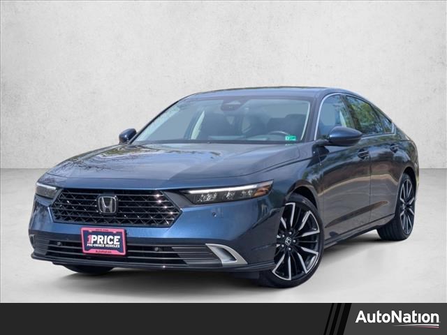 Urban Gray Pearl 2024 Honda Accord Hybrid Touring FWD Sedan Front-Wheel Drive Automatic