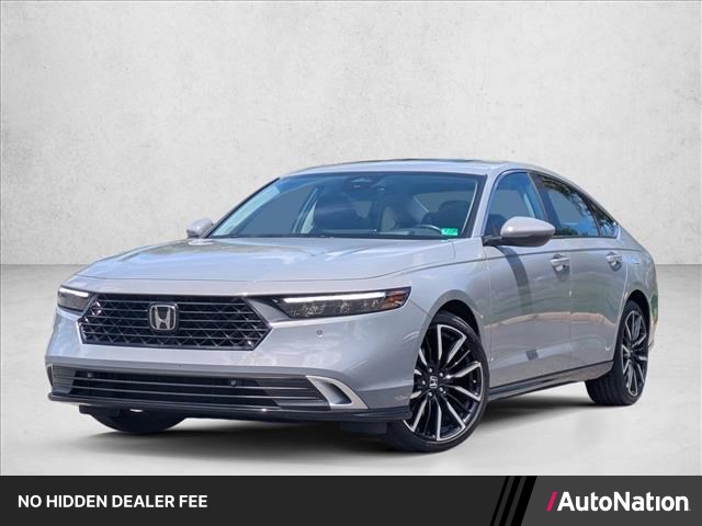 Urban Gray Pearl 2024 Honda Accord Hybrid Sedan Front-Wheel Drive Automatic
