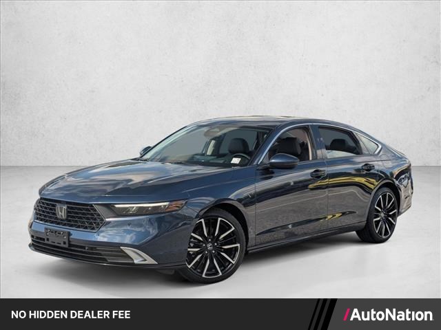 Canyon River Blue Metallic 2026 Honda Accord Hybrid Sedan Front-Wheel Drive Automatic