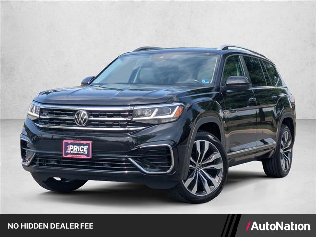 Deep Black Pearl 2021 Volkswagen Atlas V6 SEL R-Line 4Motion SUV / Crossover All-Wheel Drive 8-Speed Automatic